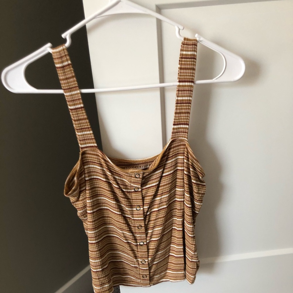 American Eagle striped tank top